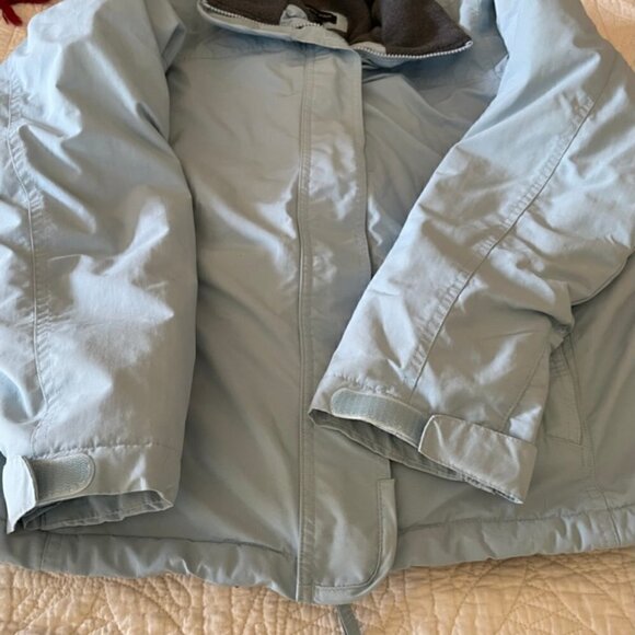 Lands' End WInter All Weather Jacket  Light Blue M - Picture 3 of 15